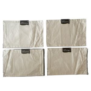 Placemats Set of 8 Burlap Farmhouse Table Decor Hobby Lobby craft tan NEW